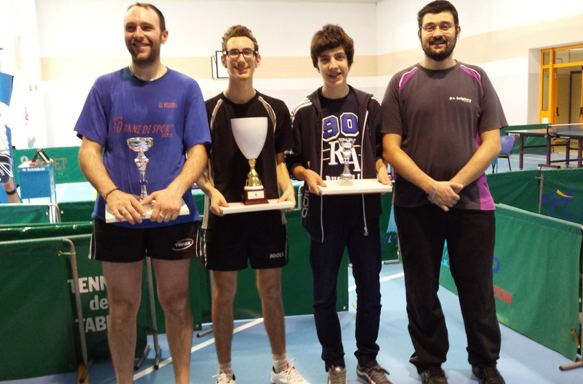 Podio senior seconda prova tennistavolo 2014