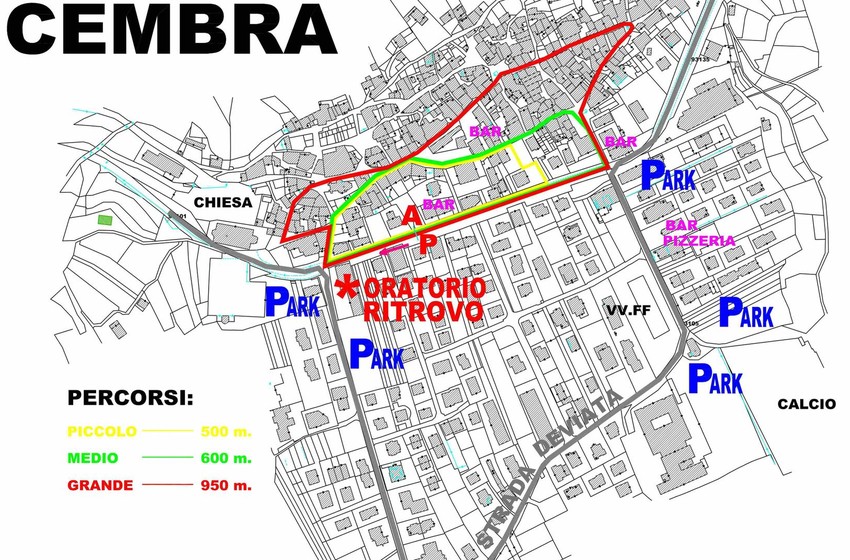 PERCORSO CSI GARA CEMBRA 2