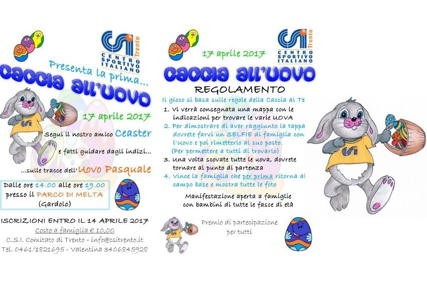 copertina caccia all'uovo