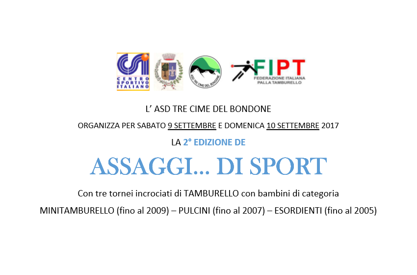 assaggi di sport